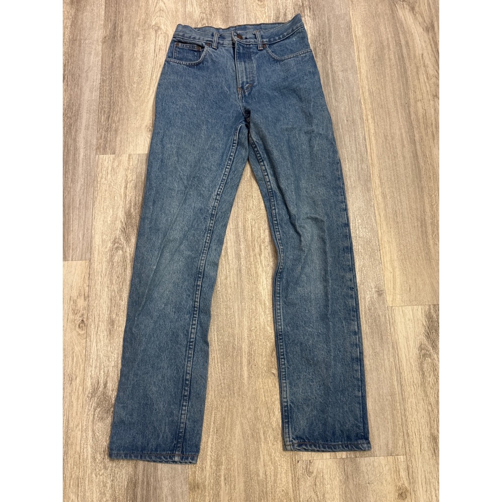 Vintage Gap Made in USA High Waisted Straight Leg Medium Wash Womens Jeans 27x31